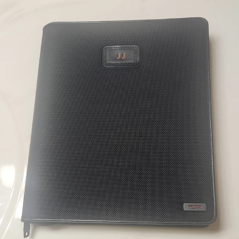 Tumi Black ipad case and Mobile Office